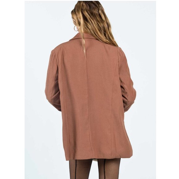 ALBERT RELAXED BLAZER BROWN - Picture 4 of 13